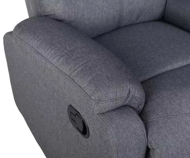 LuxuryForm DESIGN Televízne kreslo CARLOS s polohovaním - sivé