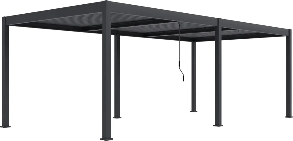 Bioklimatická pergola INTRO DUO 7,2x3,6m, hliník, voľne stojaca