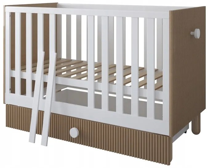 Postieľka LOFT 120x60, biela
