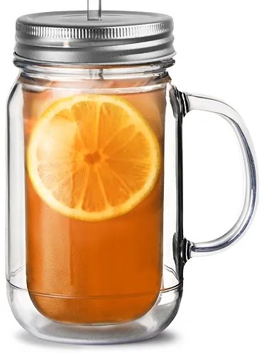 Bar@drinkstuff Plastový krčah Mason 16oz / 470ml