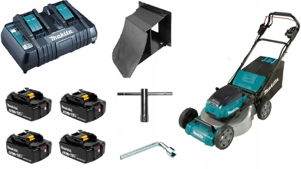 Makita DLM462PT4 Aku kosačka 460 mm Li-ion LXT (4x5,0Ah/18V)