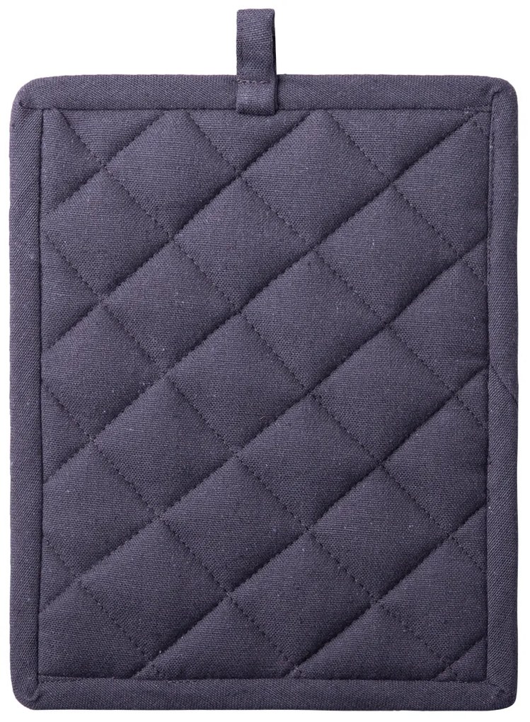 Oceľová sivá bavlnená chňapka 19 x 24 cm – Basic Ambiente - 596408
