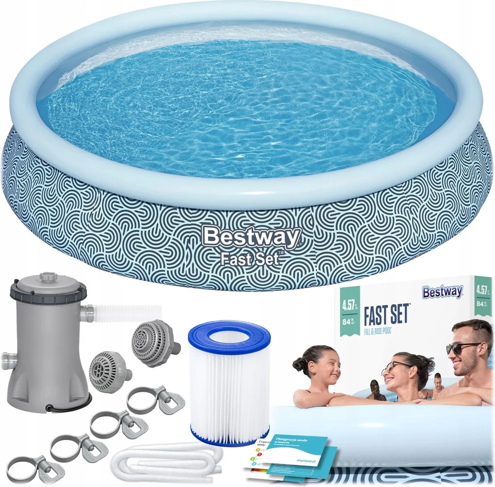 Záhradný bazén s príslušenstvom 7v1 57313NN, 457x84cm | Bestway