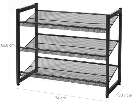 Botník ALVORO čierny