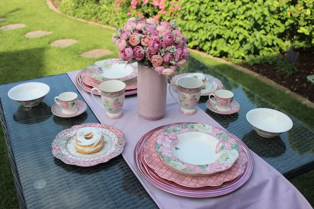 Romantic Rose porcelánový tanier hlboký 23cm