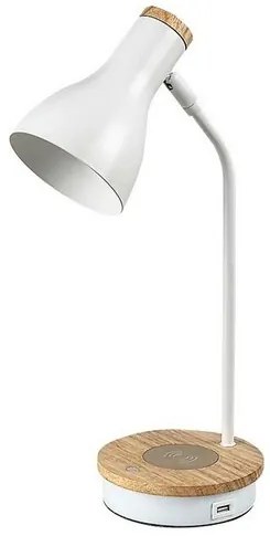 Rabalux 74001 stolná lampa Mosley, biela