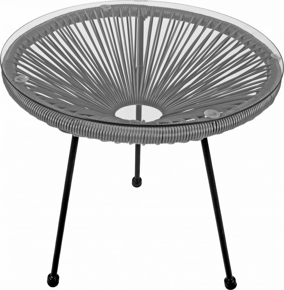 Záhradný stolík ACAPULCO - šedý