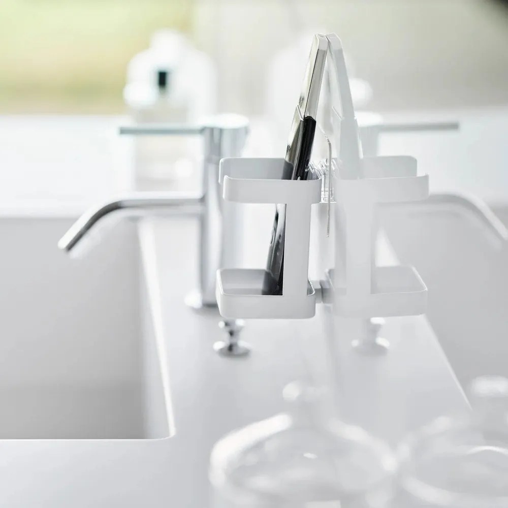 Biely kovový držiak zariadenia starostlivosti o pleť Film Hook – YAMAZAKI