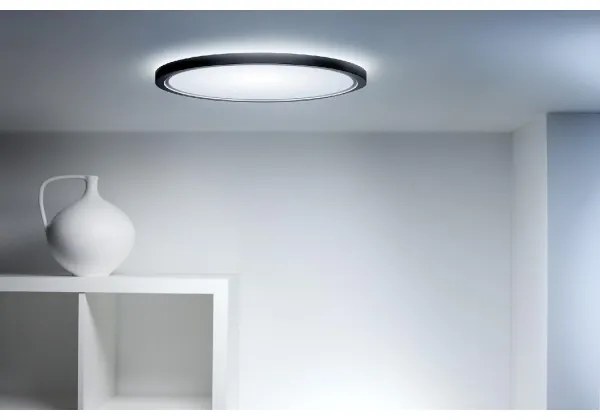 WiZ - LED RGB Stmievateľné stropné svietidlo SUPERSLIM LED/22W/230V Wi-Fi čierna
