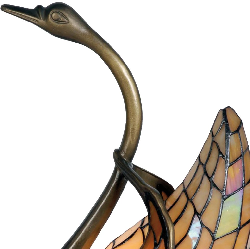 Dekoračná tiffany lampa LABUŤ 30*45