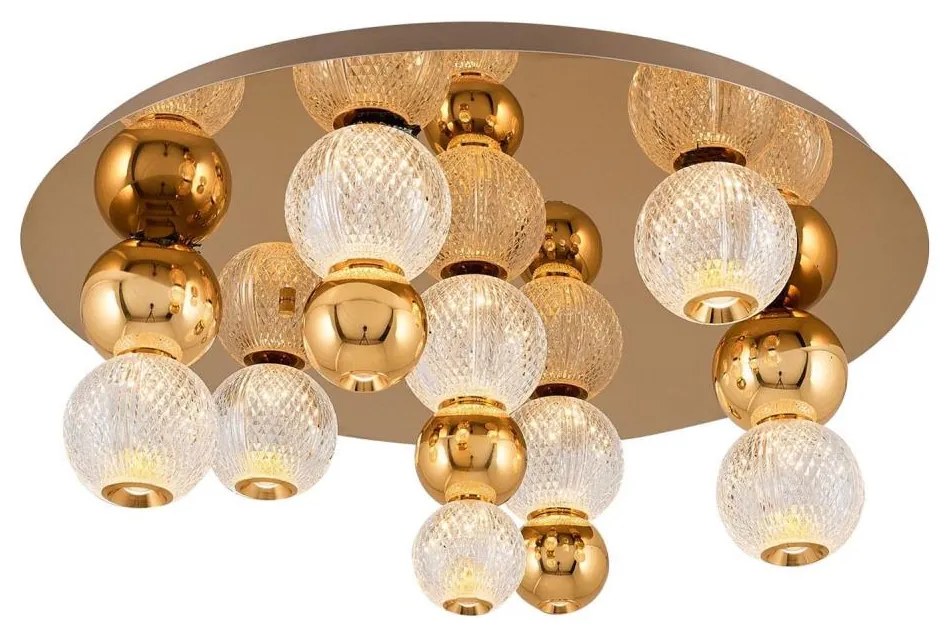 LED stropné svietidlo CREMONA LED/37W/230V 3000K zlaté