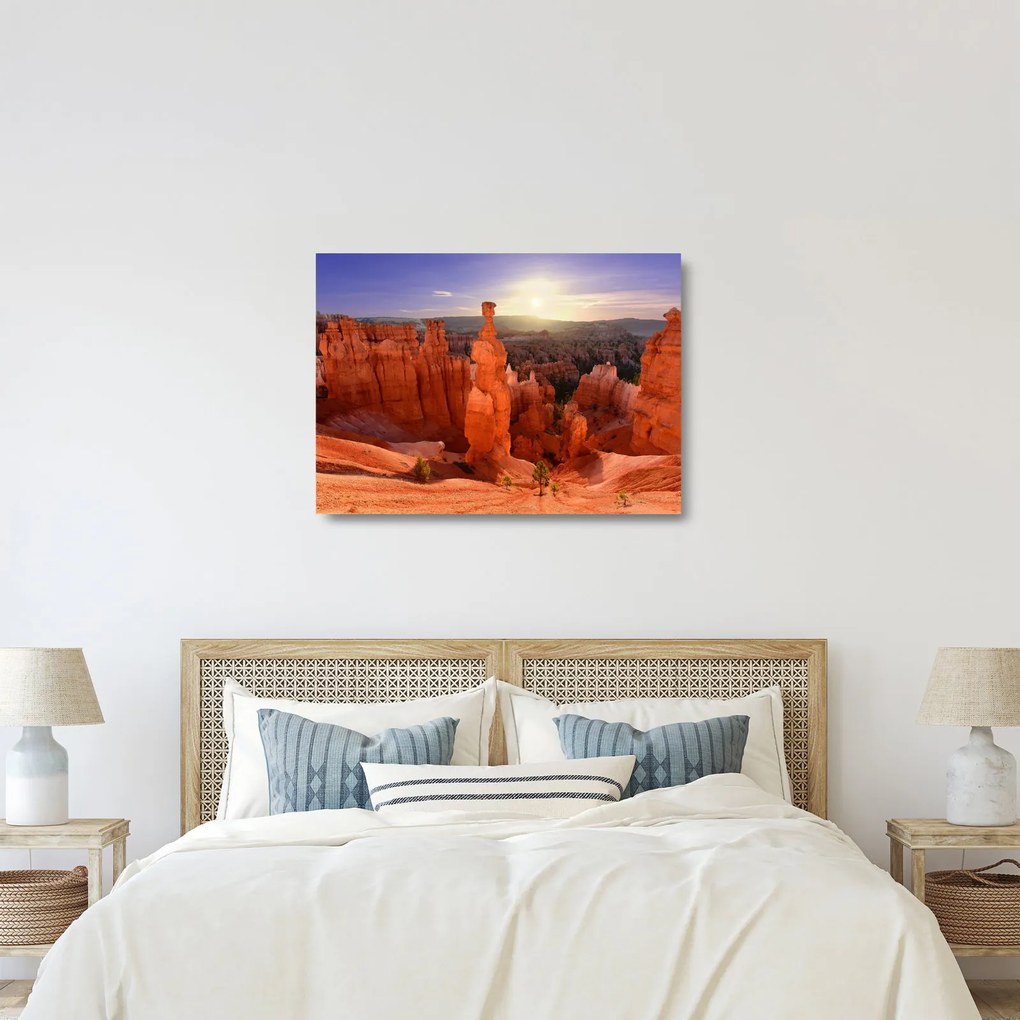 Sklenený obraz - Národný park Utah (70x50 cm)
