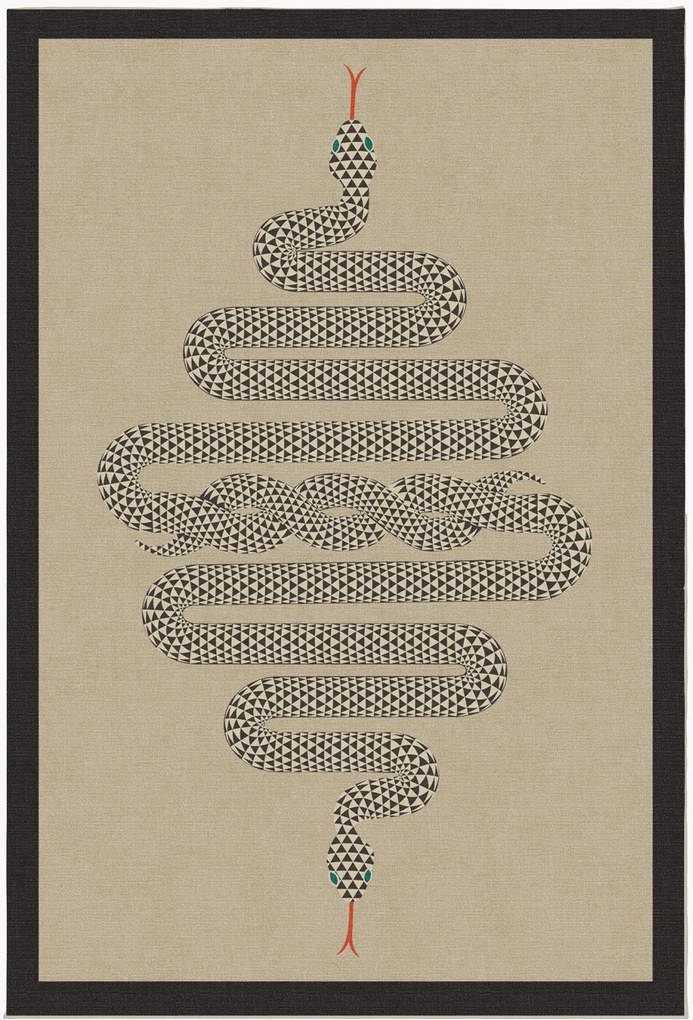 Umývateľný koberec's nízkym vlasom Venom by Jonathan Adler