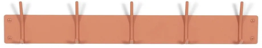 Kovový nástenný vešiak v lososovej farbe Fusion – Spinder Design