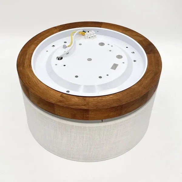 Brilagi - LED Stropné svietidlo BELLADONNA 1xE27/15W/230V pr. 30 cm biela/dub čerešňa