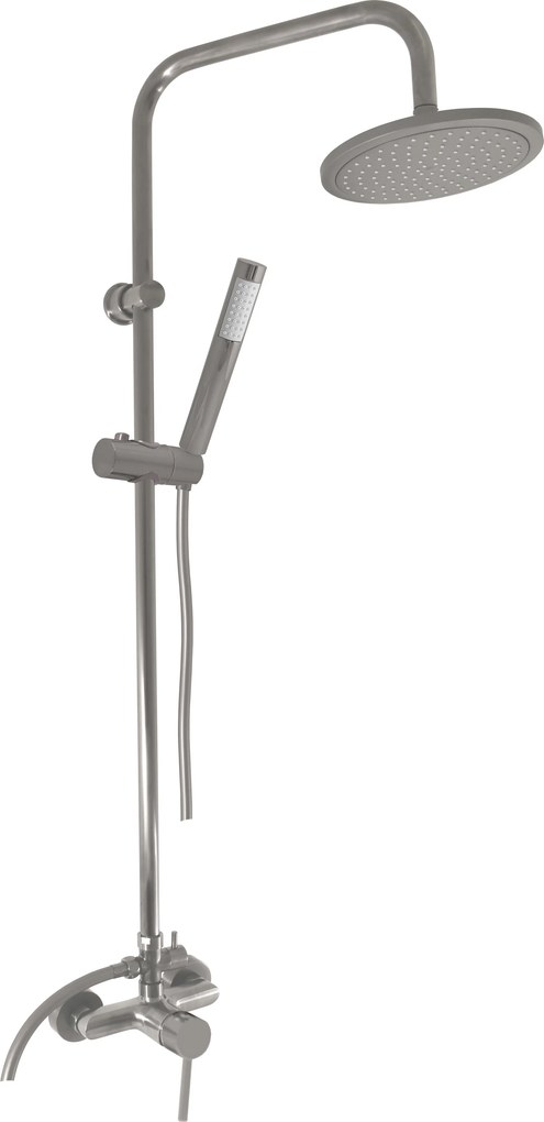 Slezák - RAV Sprchový komplet so zmiešavacou batériou SEINA - SE982.5/7-61MGL, Metal Grey lesk