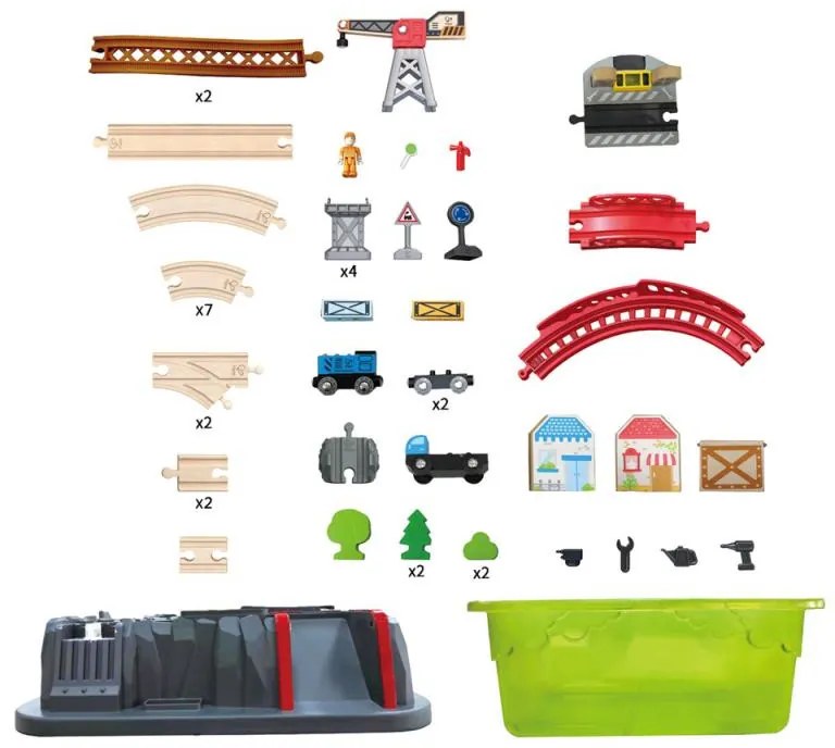 Vláčikodráha s hracím boxom