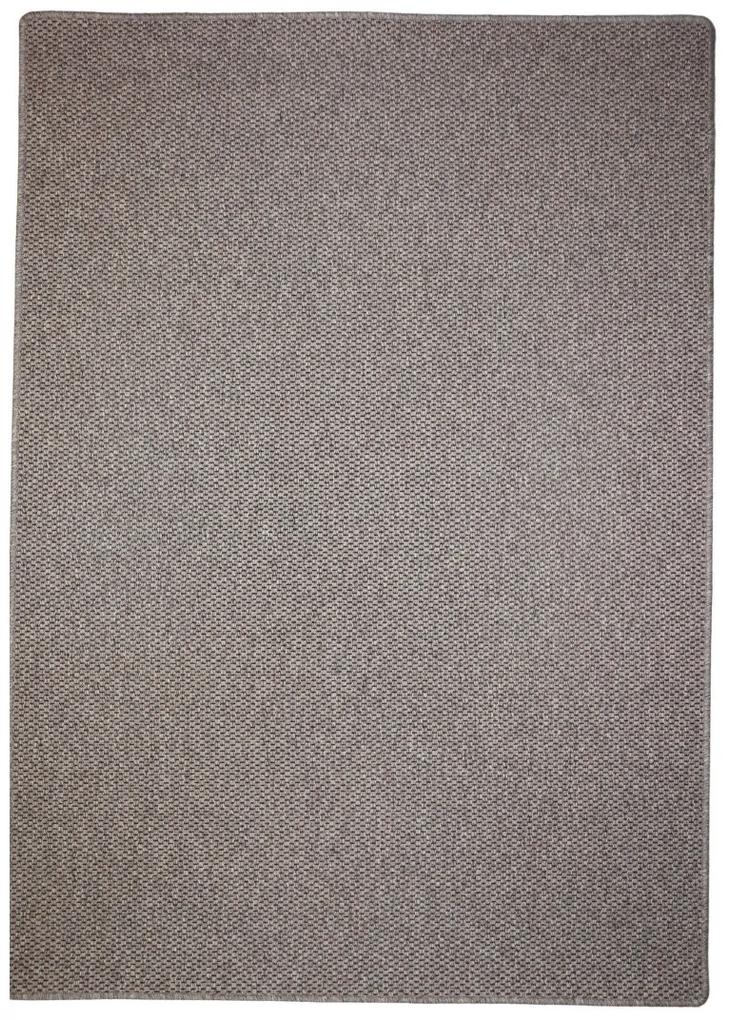 Vopi koberce Kusový koberec Nature tmavo béžový - 133x190 cm