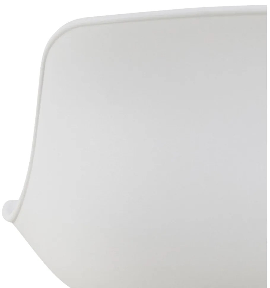 Biela barová stolička (výška sedadla 66 cm) Tina – Actona