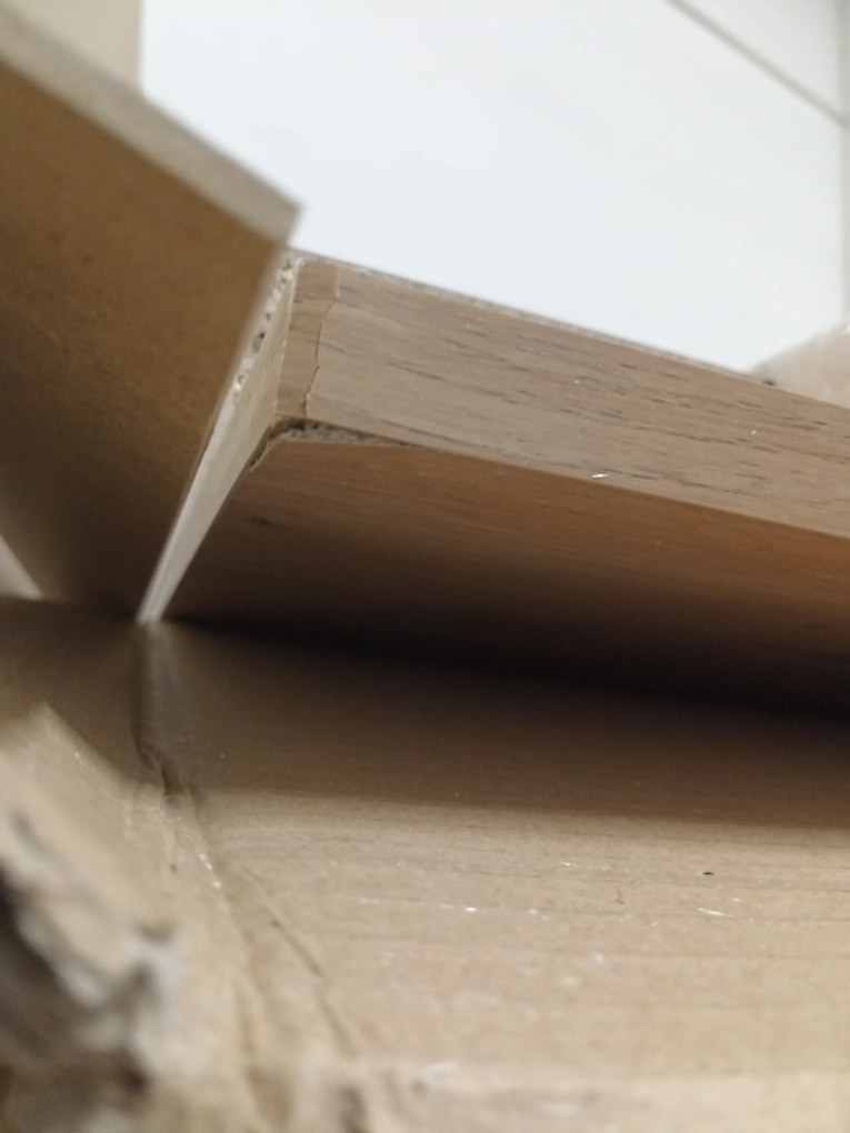 AKCIA Jedálenský stôl MADO čierny s doskou v dekore dub artisan 120x80cm II. akosť