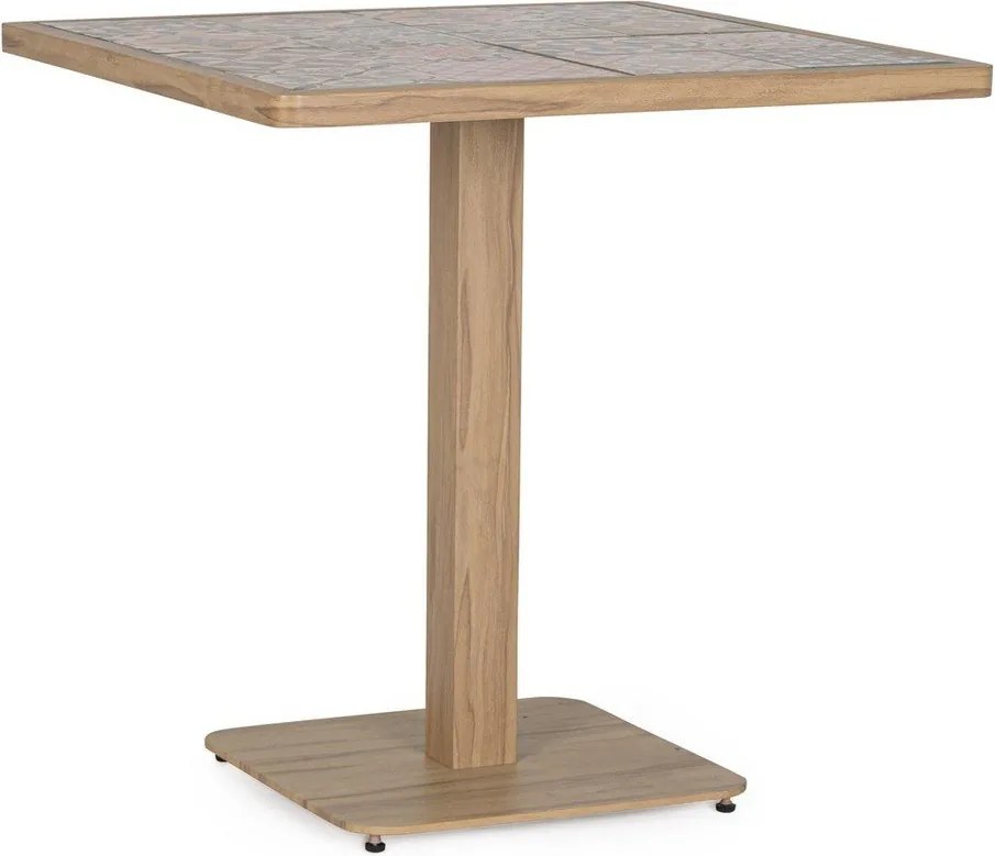 Oceľový záhradný stolík 73x73 cm Kalimera – Bizzotto