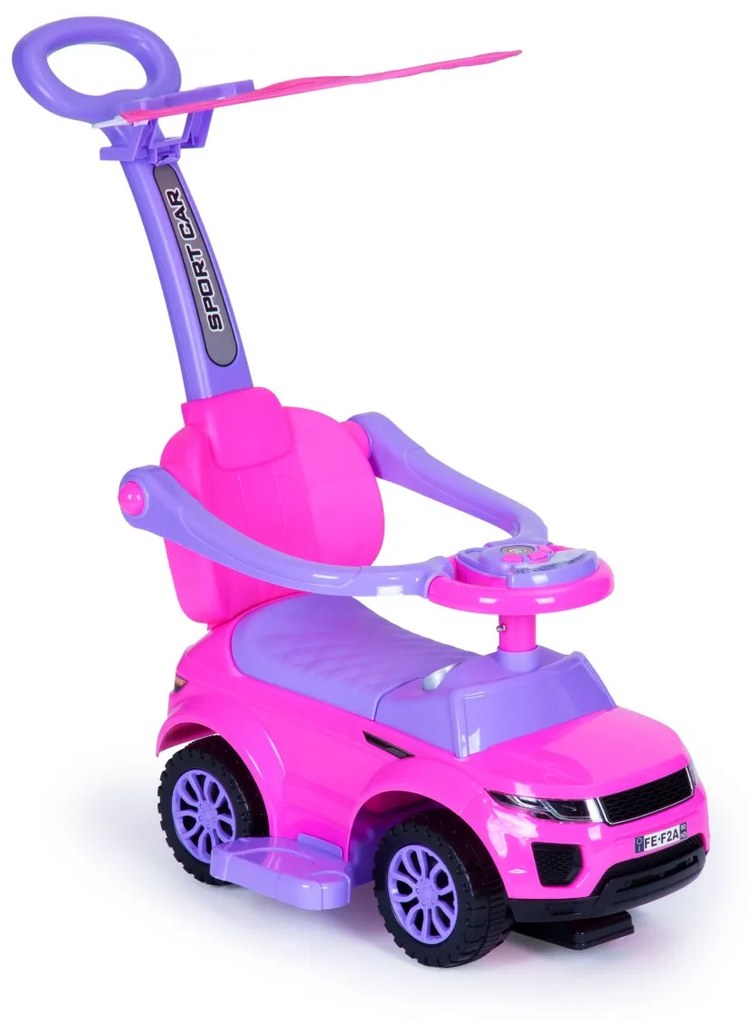 Jazdítko auto 3v1 Super Car ružové