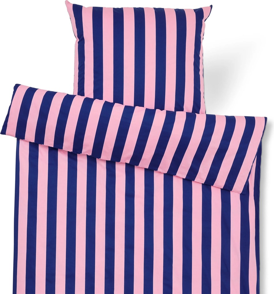 Posteľná bielizeň z perkálu, modrá, štandardná veľkosť