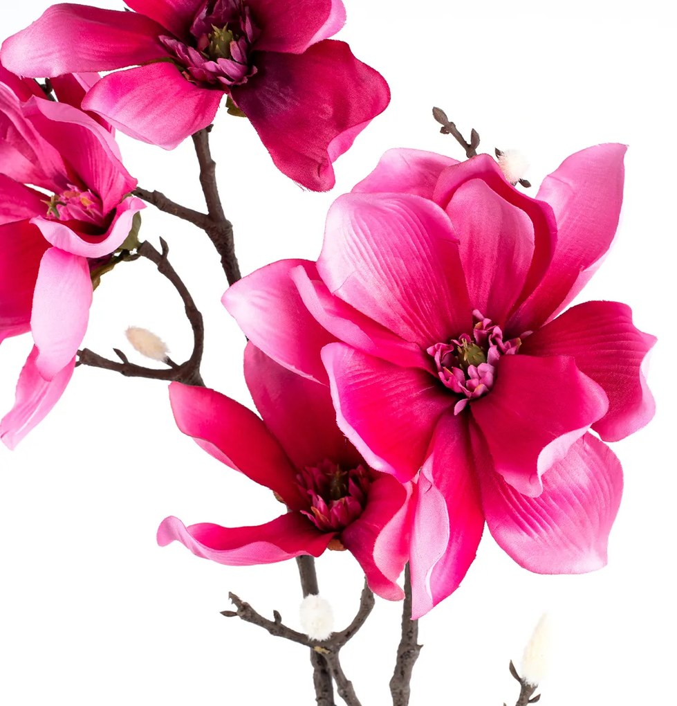 Umelá kvetina Magnólia ružová, 86 cm