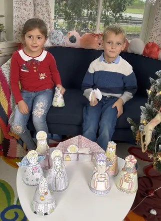 Agátin vianočný betlehem na dotvorenie