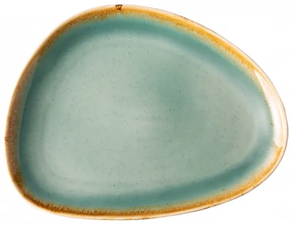 Lunasol - Tanier Triangle Sand tyrkysový 25,5 x 19,7 cm – Gaya (451964)