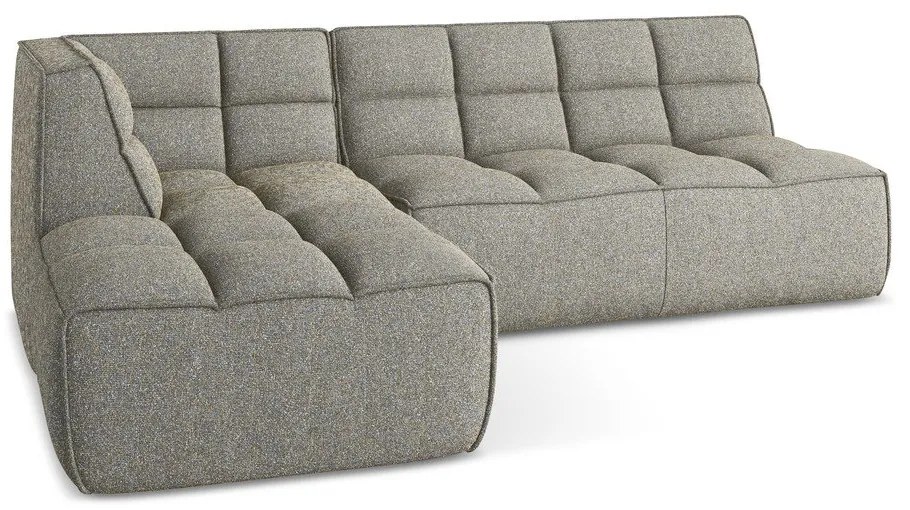 Béžová modulárna rohová pohovka (variabilná) Kalai – Makamii