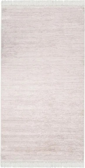 Zamatový koberec Deri Dijital Kaluna Powder, 80 × 150 cm