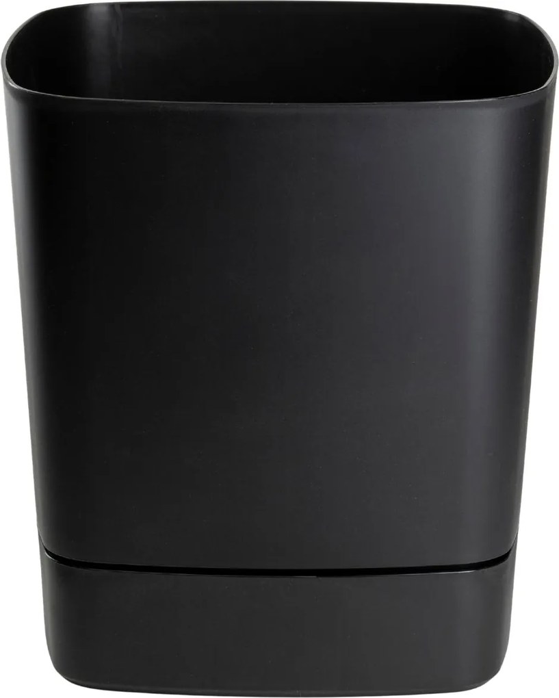 PLASTOVÝ KVETINÁČ CUBI 30X33 CM ČIERNA
