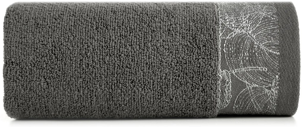 BAVLNENÝ UTERÁK AGIS 30X50 CM TMAVOSIVÁ