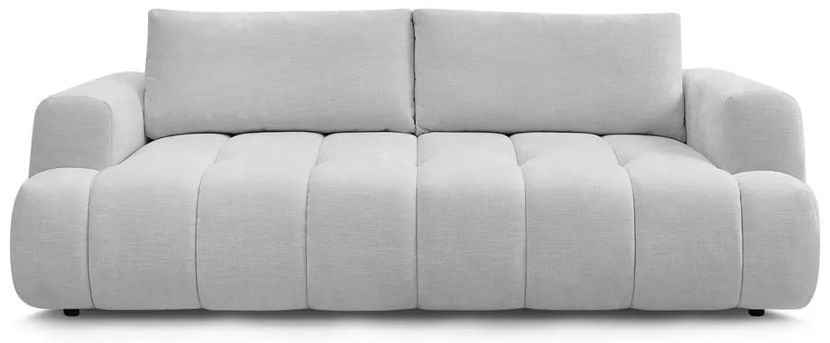 Svetlosivá rozkladacia/s úložným priestorom pohovka 251 cm Fuji – Bobochic Paris