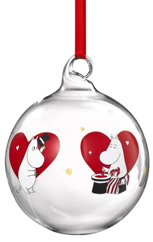 Vianočná ozdoba Moomin Heart 9cm