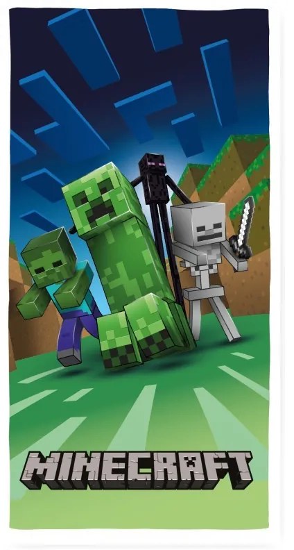 Bavlnená osuška Minecraft 70 x 140 cm