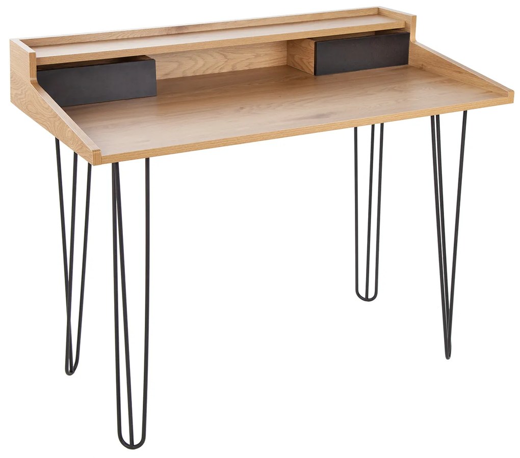 Písací stôl Studio 110cm dubový vzhľad