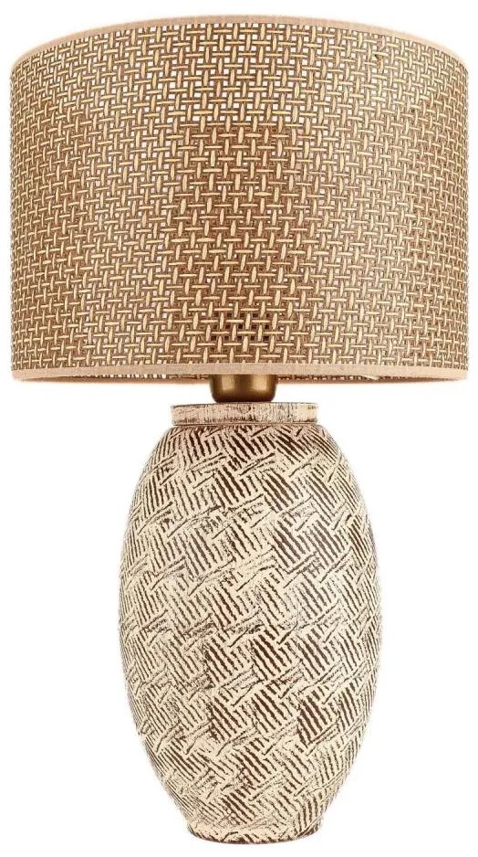 Stolná lampa RAMZES 1xE27/40W/230V béžová