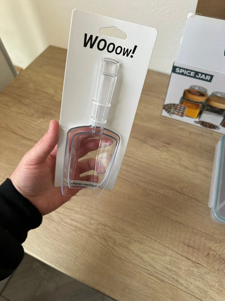 CONFORTIME 2. akosť - Súprava 3 odmeriek, lopatiek na sypké potraviny, súprava 3ks LOPA