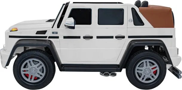 Elektrické autíčko Mercedes Benz MAYBACH G650 biele