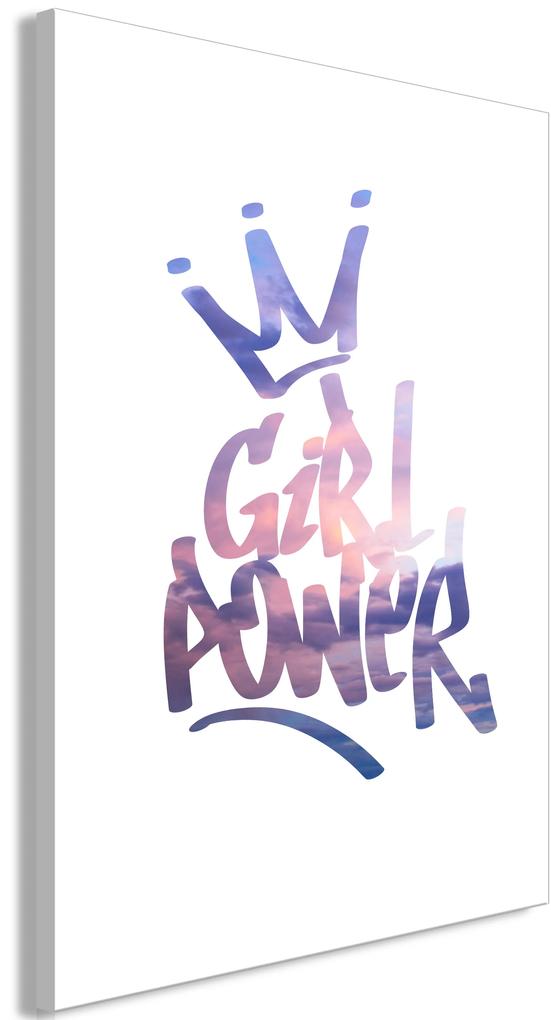 Artgeist Obraz - Girl Power (1 Part) Vertical Veľkosť: 20x30, Verzia: Na talianskom plátne