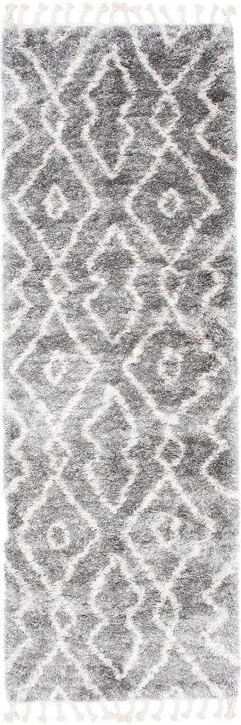 TA Koberec FN30A TMAVOSIVÁ AZTÉCKA EJF Rozmer: 70x300 cm