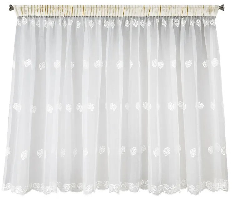 EUROFIRANY Záves 400 cm x 145 cm krémová 100 % polyester Rozmer varianty: 150 cm x 30 cm, Farba varianty: 1