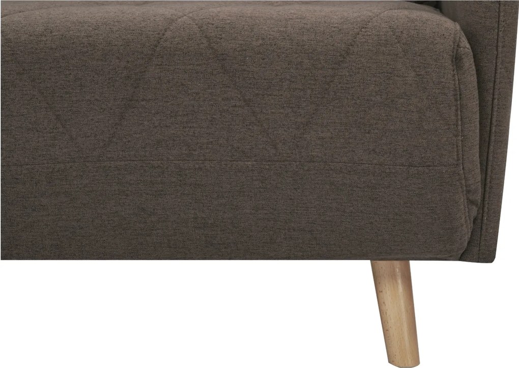 Sconto Pohovka STANDA tmavohnedá