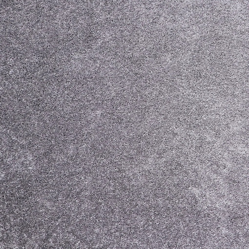 AKCIA: 140x200 cm Kusový koberec Velur Ultra strieborný - obšitý zo všetkých strán, šíře, šedá, filc, kancelária, AladinWorld Expres