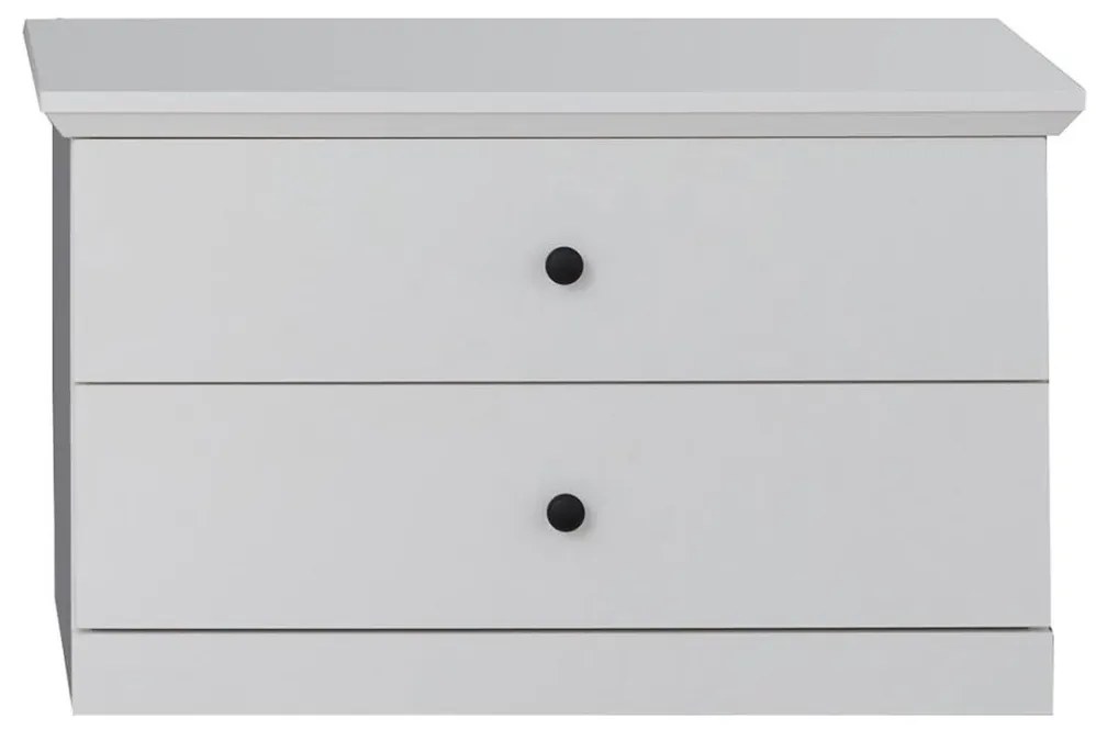 Komoda LIANTE 49x81 cm biela