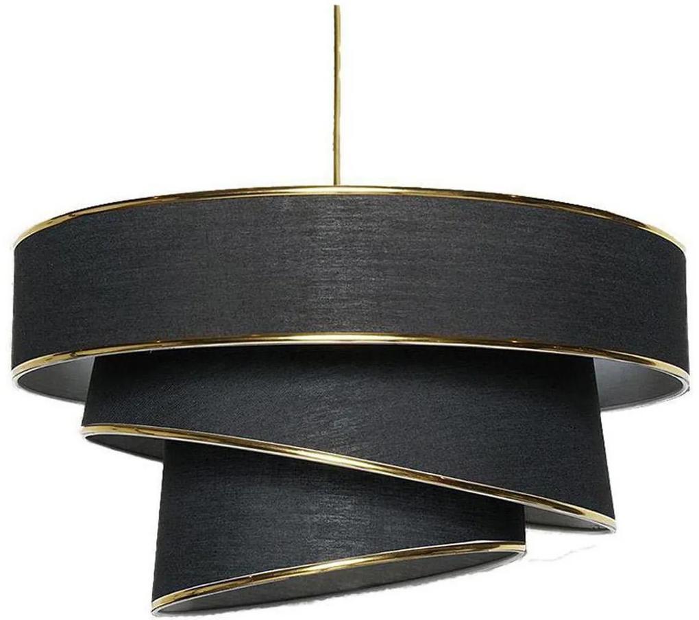 Závesné svietidlo „Couper Black", Ø 40, výš. 20 cm