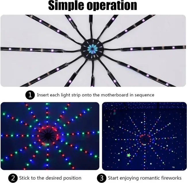 Vnútorný LED pásik Smart Firework - 50 cm