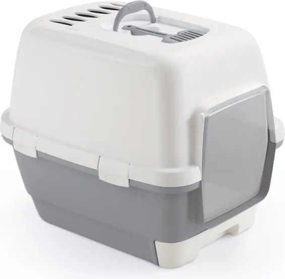 STEFANPLAST Toaleta/WC pre mačky s výsuvným dnom, krytá
